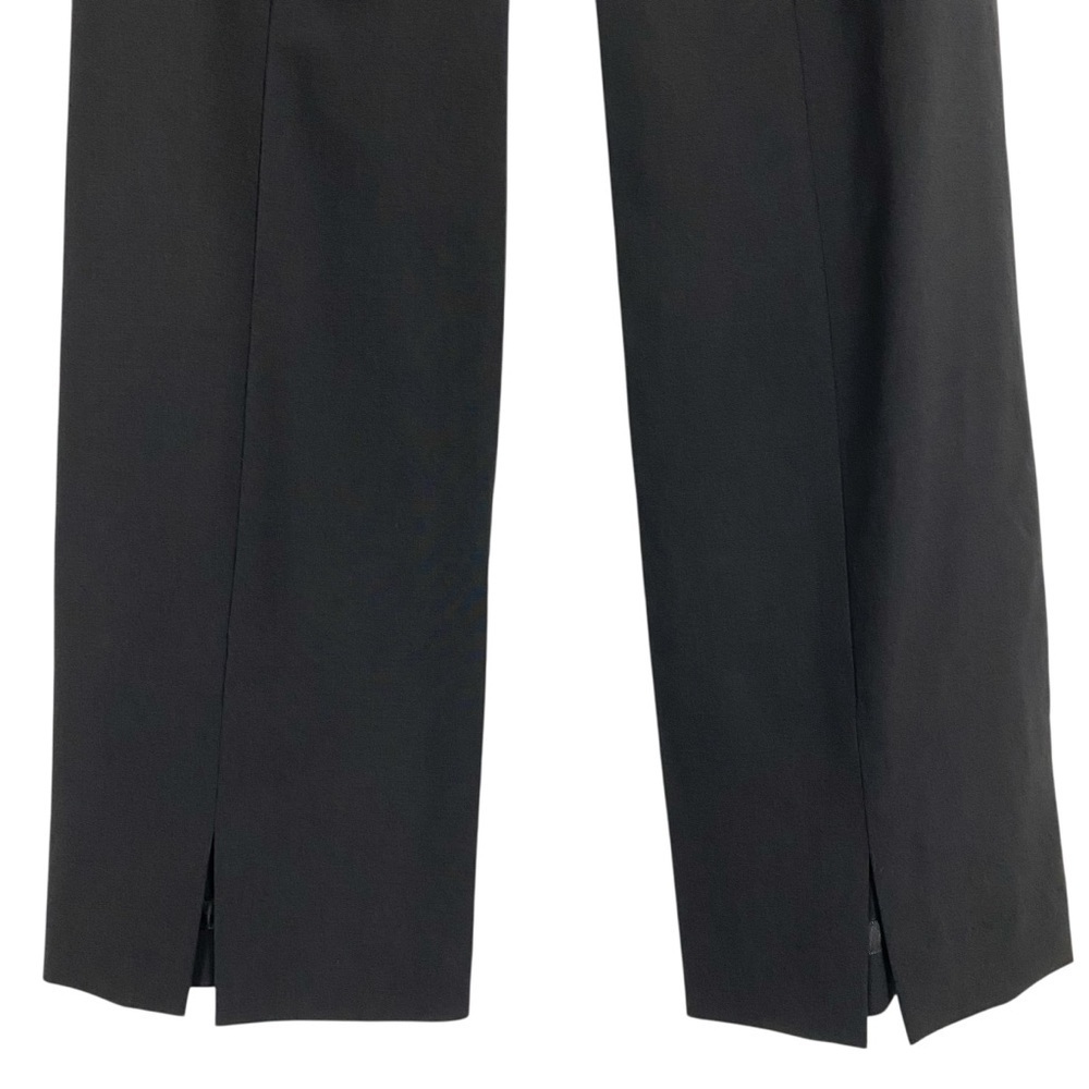 BCBGMAXAZRIA Womens Dress Pants Size 6 Black Rayon Wool Spandex Blend Bootcut - Picture 5 of 10